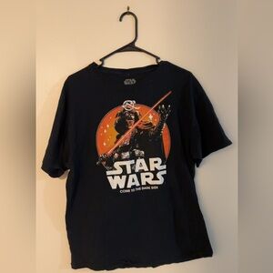 Star Wars Black and Orange Graphic Tee